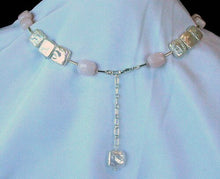 Load image into Gallery viewer, Spectacular Peruvian Pink Opal Sterling &amp; Pearl Set 200039 - PremiumBead Alternate Image 4

