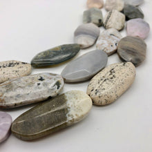 Load image into Gallery viewer, Wow! Ocean Jasper 41x21mm Faceted Designer Bead Strand - PremiumBead Alternate Image 4
