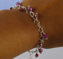 Load image into Gallery viewer, Love! Purple Sapphire &amp; Hearts Silver Bracelet 406622 - PremiumBead Alternate Image 2

