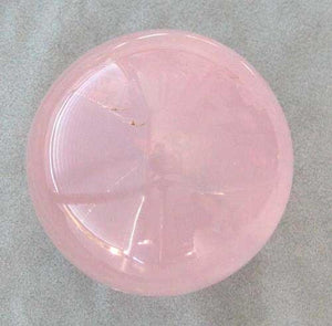Grand Huge Natural Rose Quartz Crystal 2 5/8 inch Sphere 7697 - PremiumBead Alternate Image 4