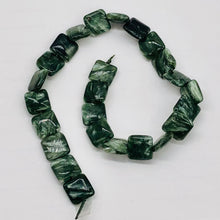 Load image into Gallery viewer, Siberia Russian Seraphinite 8x8mm Bead 8 inch Strand 9389HS
