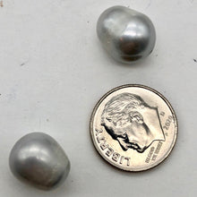 Load image into Gallery viewer, 2 Hot 12-13mm Platinum Freshwater Pearls for Jewelry Making - PremiumBead Alternate Image 6

