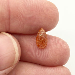 1 Orange/Red Sunstone Briolette Bead | 10x5.5x3.8mm | 1 Bead | 3284A - PremiumBead Alternate Image 6