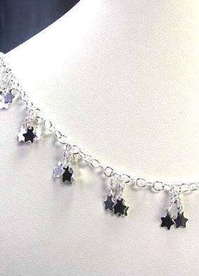 Twinkle Silver 5mm Star Charm Chain 6 inches 9405 - PremiumBead Primary Image 1