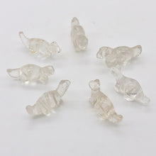 Load image into Gallery viewer, Dinosaur 2 Carved Quartz Diplodocus Beads | 25x11.5x7.5mm | Clear - PremiumBead Alternate Image 7

