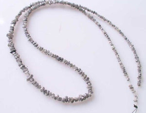 22cts Natural Platinum Druzy Diamond Bead Strand 10595 - PremiumBead Alternate Image 4