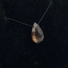Load image into Gallery viewer, Taupe Sapphire Faceted Flat Briolette Bead, 9x6-7x5mm 5047 - PremiumBead Alternate Image 2
