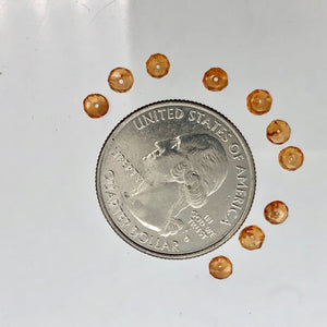 Very Rare!! 10 AAA Mandarin Garnet 3.5mm Beads! - PremiumBead Alternate Image 6