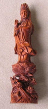 Load image into Gallery viewer, Beautiful Carved &amp; Signed Quan Yin Boxwood Statue - PremiumBead Alternate Image 2
