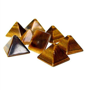 Shimmer 2 Hand Carved Tigereye Pyramid Beads 9289TE - PremiumBead Alternate Image 2