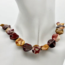 Load image into Gallery viewer, So Sexy! Wavy Disc Mookaite 16x5mm Bead Strand!! - PremiumBead Primary Image 1

