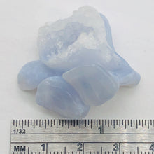 Load image into Gallery viewer, Designer's Dream! Chalcedony Druzy Crystal Flower Pendant Bead| 1 1/4"| Blue|1 |
