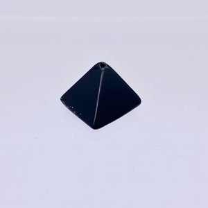 Shine 2 Hand Carved Obsidian Pyramid Beads, 17x17x16mm, Black 9289ON - PremiumBead Alternate Image 10