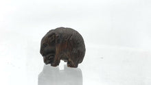 Load and play video in Gallery viewer, Baa Baa Carved Ram Sheep Boxwood Ojime Netsuke Bead | 22x18x14mm | Brown
