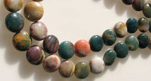 Load image into Gallery viewer, Exotic Imperial Jasper Half Strand Coin Beads | 14x7mm | 14 Beads |

