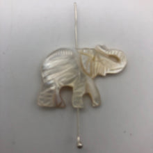 Load image into Gallery viewer, 1 Pachyderm Carved Mother of Pearl Shell Elephant Bead - PremiumBead Alternate Image 9
