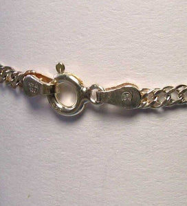 Shimmering Silver Curb Chain 7" Bracelet 10056A - PremiumBead Alternate Image 3