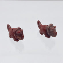 Load image into Gallery viewer, Dinosaur Brecciated Jasper Triceratops Beads
