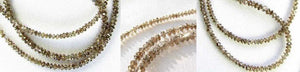 18cts Natural Champagne Diamond Bead 15 inch Strand 109316 - PremiumBead Primary Image 1