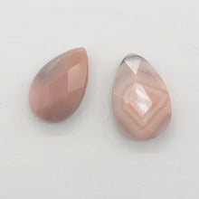Load image into Gallery viewer, 2 Pink Botswana Agate Faceted Briolette Beads 6768
