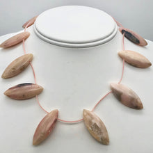 Load image into Gallery viewer, Pink Peruvian Opal Marquis Briolette 12 Bead Strand 10815G - PremiumBead Alternate Image 2
