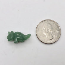 Load image into Gallery viewer, Dinosaur 2 Carved Aventurine Triceratops Beads | 22x12x7.5mm | Green - PremiumBead Alternate Image 5
