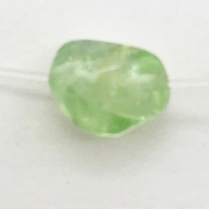 Designer Mint Green Peridot Nugget Bead Strand | 7x3x7-8x4.5x10-5x3x11mm |