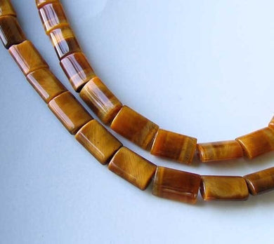 Wildly Exotic Tigereye 12x8x3.5mm Bead (16 Beads) 8 inch Strand 009537HS - PremiumBead Primary Image 1