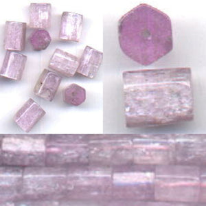 1 Premium Pink Kunzite 8x12mm Hexagon Tube 394 - PremiumBead Alternate Image 9