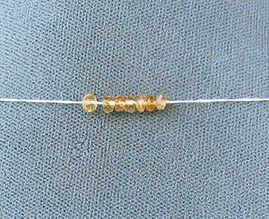 Natural Imperial Topaz Faceted 3mm Roundel Bead 11 inch strand - PremiumBead Alternate Image 12