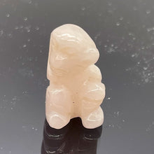 Load image into Gallery viewer, Adorable 1 Carved Rose Quartz Monkey Bead | 20.5x12x11mm | Pink
