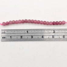 Load image into Gallery viewer, Tourmaline Faceted Roundel Beads | 4x3mm | Pink | 20 Bead(s)
