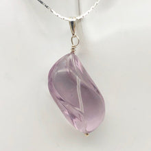 Load image into Gallery viewer, Custom Focal Lavender Fluorite &amp; Sterling Silver Pendant | 2&quot; Long | 510869S - PremiumBead Alternate Image 7
