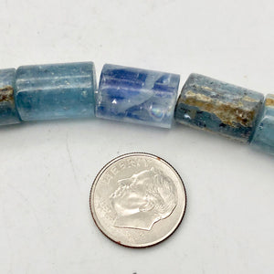 Sparkling Blue Kyanite Tube Bead 16" Strand |15 -14 x 10mm | 28 beads | - PremiumBead Alternate Image 5