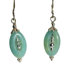 Load image into Gallery viewer, Amazonite Picture-Frame and Sterling Earrings 309368DA
