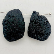 Load image into Gallery viewer, Unique Pendant size Black Meteor Fragments | 2 each |10 grams | 27x19x8mm | - PremiumBead Primary Image 1
