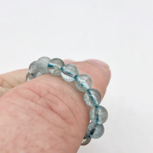 11 Natural Aquamarine Round Beads | 5.5mm | 11 Beads | Blue | 6655A - PremiumBead Primary Image 1