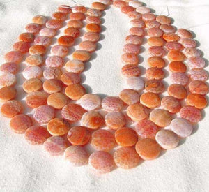 Snakeskin/Crab Fire Agate Focal Bead Strand 108958 - PremiumBead Alternate Image 3