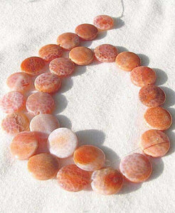 Snakeskin/Crab Fire Agate Focal Bead Strand 108958 - PremiumBead Alternate Image 2