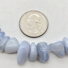 Load image into Gallery viewer, Natural! Blue Chalcedony Nugget Bead 8&quot; Strand - PremiumBead Alternate Image 4
