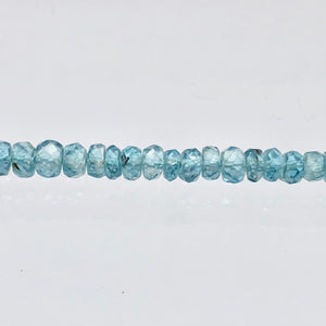 78.9cts Natural Blue Zircon 4x2.5-3x1.5mm Graduated Faceted Bead Strand 10845 - PremiumBead Alternate Image 3
