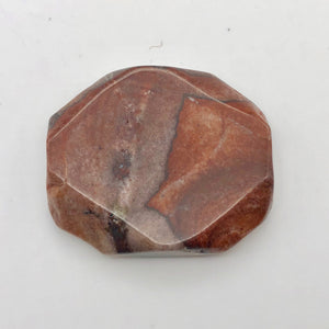 1 Oregon Red Devil Jasper Faceted Pendant Bead 8659 - PremiumBead Alternate Image 2