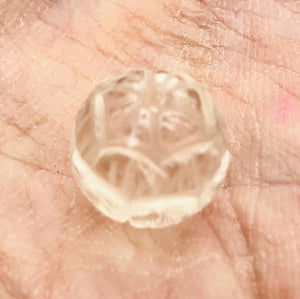 Rare! 3 Hand Carved Quartz Lotus 12mm Beads - PremiumBead Alternate Image 9