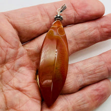 Load image into Gallery viewer, Sardonyx Sterling Silver Marquis Briolette Pendant | 2 3/4&quot; Long | Red | 1 ea |
