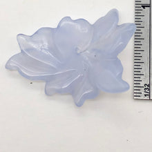 Load image into Gallery viewer, 19cts Exquisitely Hand Carved Blue Chalcedony Flower Pendant Bead - PremiumBead Primary Image 1

