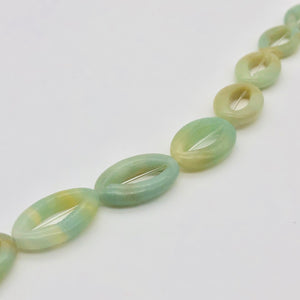Picture Frame Amazonite Oval Bead 8 inch Strand 9368CHS - PremiumBead Primary Image 1