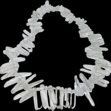 Load image into Gallery viewer, Quartz Polished Points Strand | 28x5 to 10x4mm | Clear | 72g | 90 Beads |
