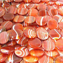 Load image into Gallery viewer, Red Sardonyx Agate Coin Pendant Bead Strand 105677 - PremiumBead Alternate Image 2
