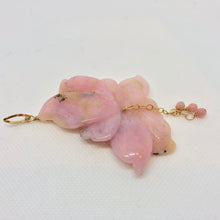 Load image into Gallery viewer, Hand Carved Pink Peruvian Opal Flower Pendant! 100cts! 509862I - PremiumBead Alternate Image 2
