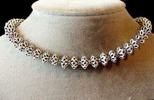 Load image into Gallery viewer, 3 &#39;Hogan&#39; 10mm Silver Filigree Saucer Beads 004015 - PremiumBead Alternate Image 2
